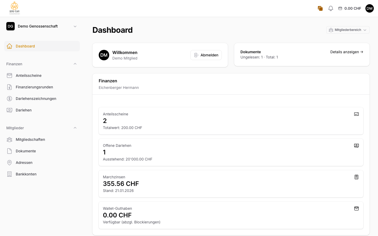 SolarCrowd Member Dashboard
